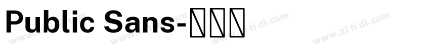Public Sans字体转换